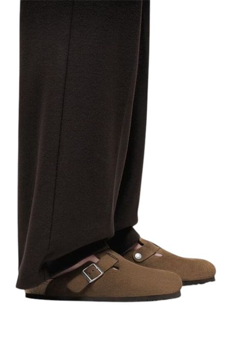 Boston soft footbedSuede leather - Dark Tea Tonal BIRKENSTOCK | shoes | 1030861DARK TEA